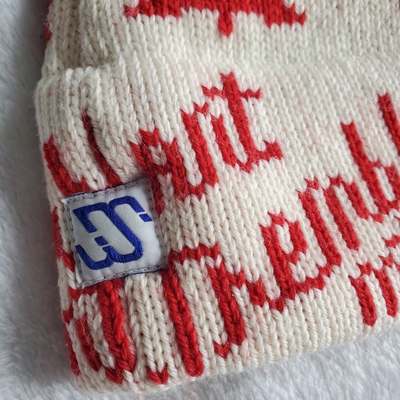 Vintage Murray Merkley Beanie Hat winter snow Virgin Wool Mt. Tremblant Canada - Picture 2 of 9